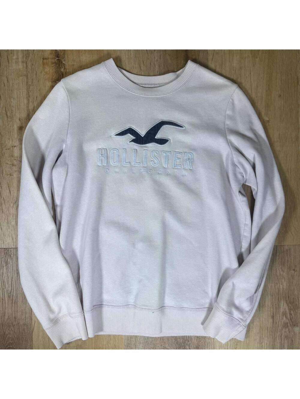 Hollister Light Pink Crewneck Sweatshirt – Size L